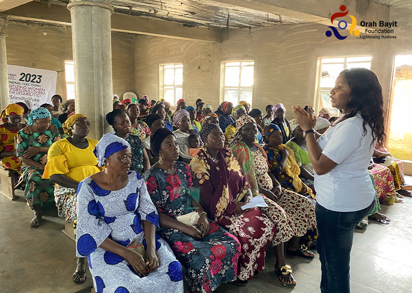 Discussions with Jabi women 