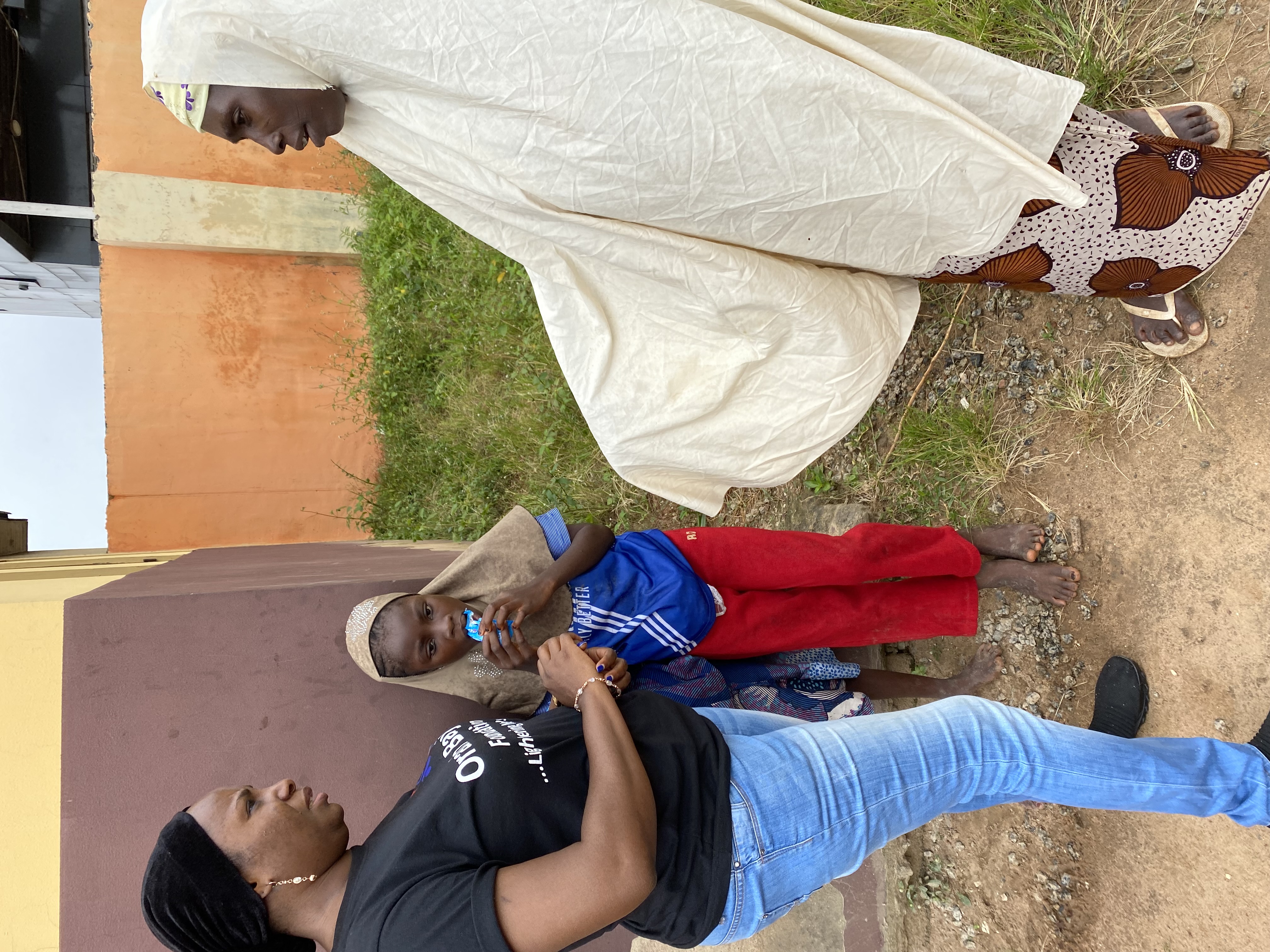 I, Hadiza and her grand mother having a discussion