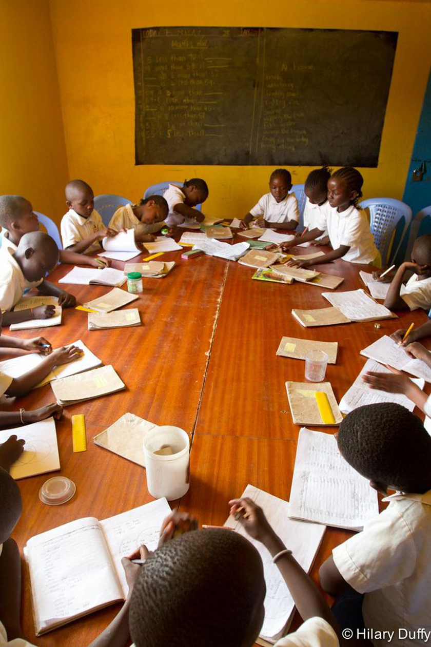 The curriculum is an alternative to traditional methods used across the developing world where students passively listen, demonstrate knowledge via exams, and suffer corporal punishment.