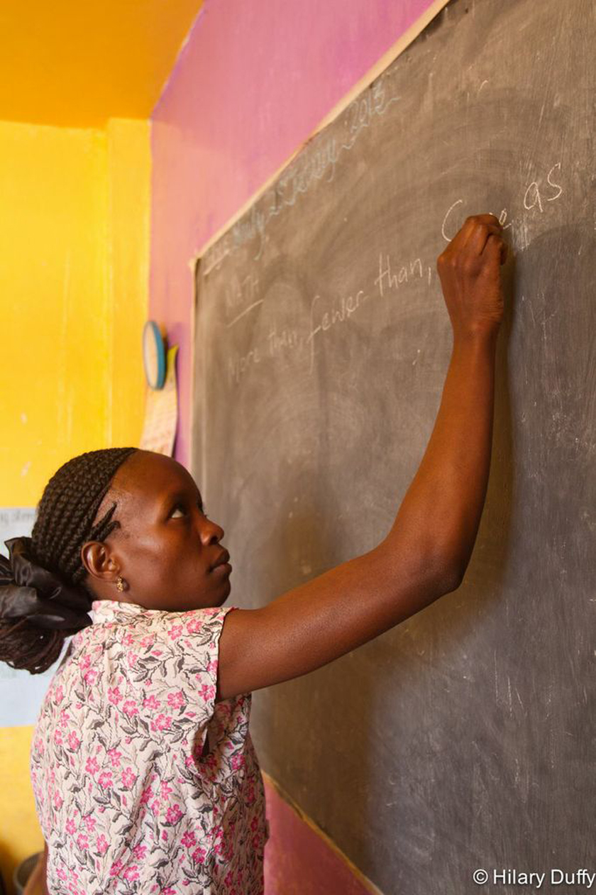 Run by a staff of expert female teachers, the school gives students and community-members positive female role models.