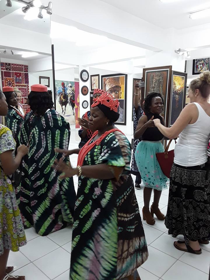 We visited Nike art galleria in Lagos