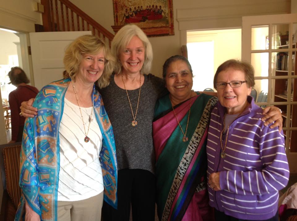 Women of Catherine Place warmly welcome Sr. Lucy Kurien, founder & director of Maher in India on her fourth visit to Catherine Place.