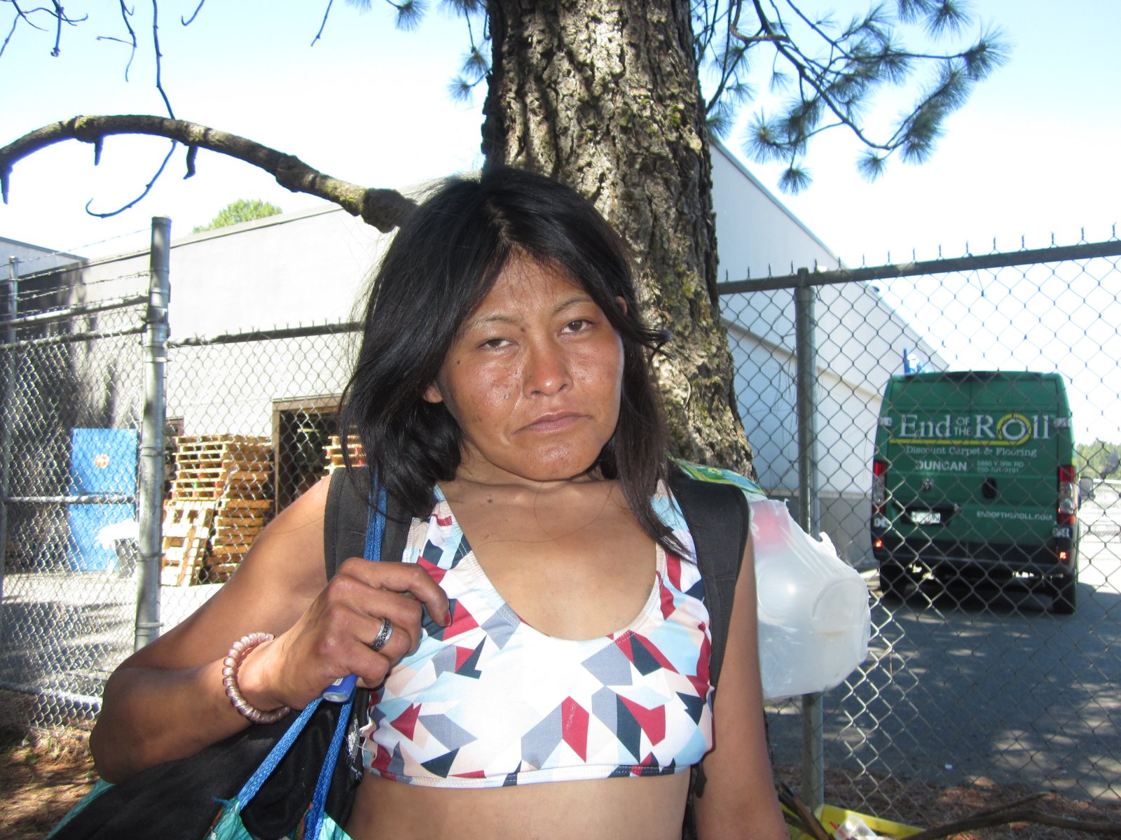 Homeless, poor, without a vote on tobacco tax. Ghosted out by elective's. The tobacco tax will reduce the negative impacts of poverty. She left her home on the reserve for a couple days and her house was boarded up by Cowichan Band. She was locked out, and now lives on the street. 2020 Tobacco tax will benefit the members off-reserve today.