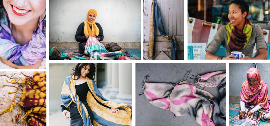 The Maisha Collective is a peer-driven initiative that fosters leadership and business management skills through the design and production of unique hand-dyed scarves.