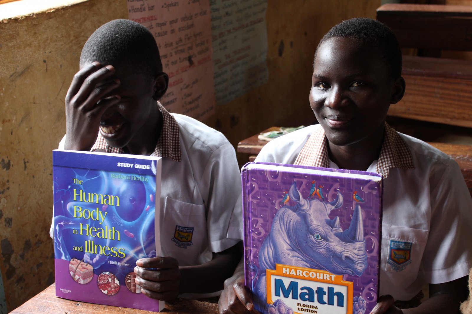 Book Beneficiaries: Math and science Books are critical in girl education, even in conflict affected areas