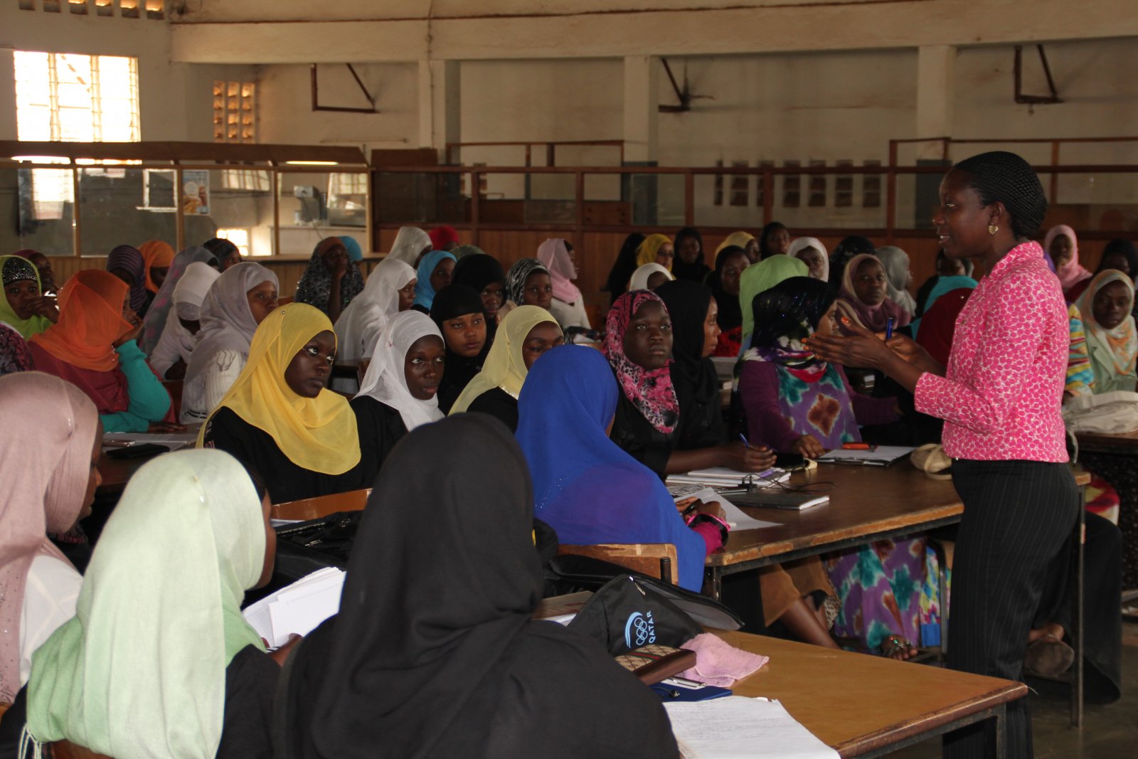 Volunteering: Career Guidance- Speaking to Students of Islamic University In Uganda Women's campus