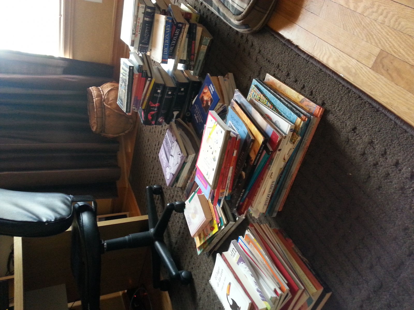 Books to be donated...