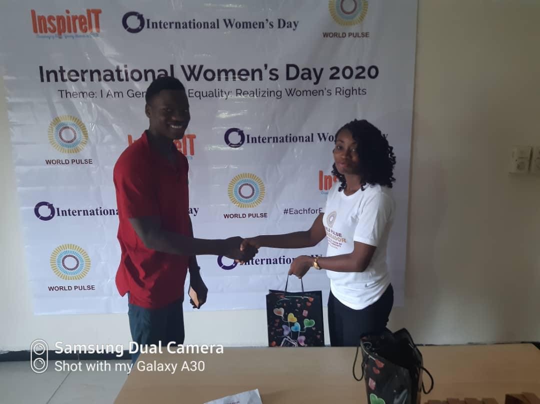 One of the prize winner