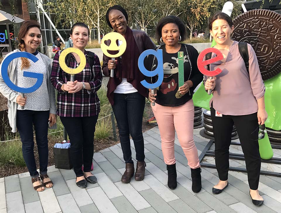 Exclusive visit to Google HQ, Silicon Valley hosted by my Amazing TechWomen Roommate
