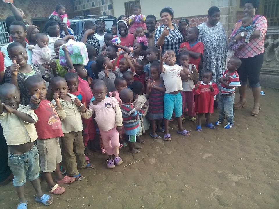 Our visit to Good Shepard Orphanage Abango Bamenda Cameroon.Sanitary napkin donation,food donation and a lecture on menstrual hygiene management.