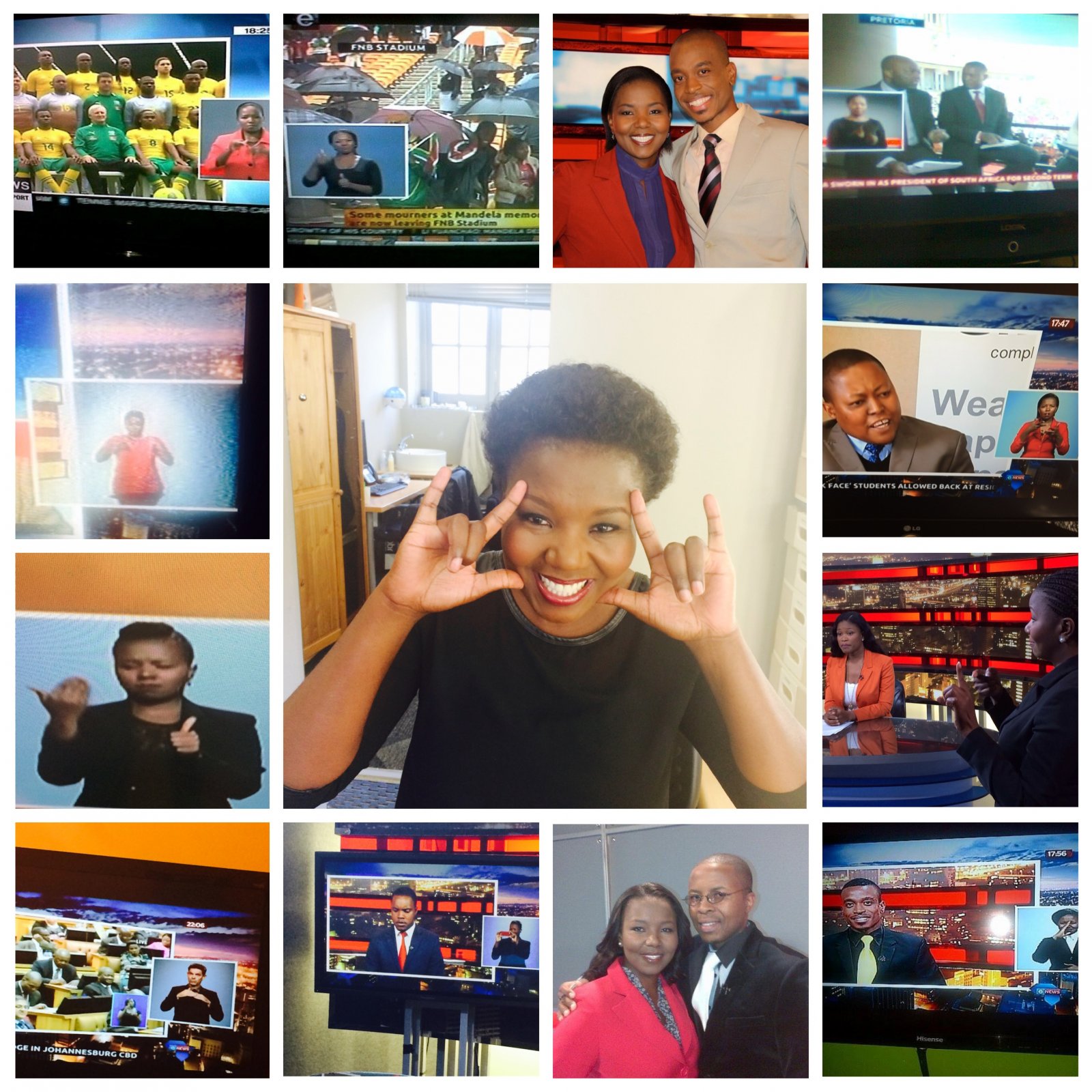 anchoring news in Sign Language.