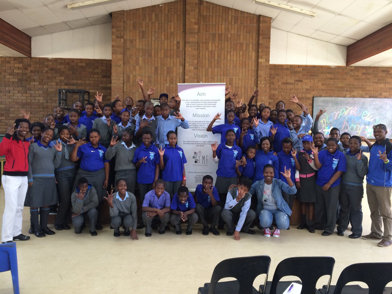 TMFSA partnered with South African Football Association Masters and Legends to deliver motivational talks in Gauteng Schools.