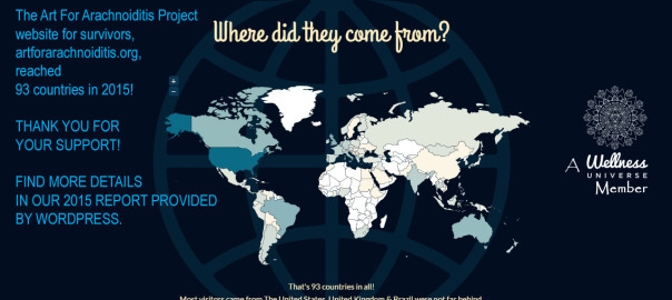 The Website For Arachnoditis Survivors served 93 Countries in 2015.
