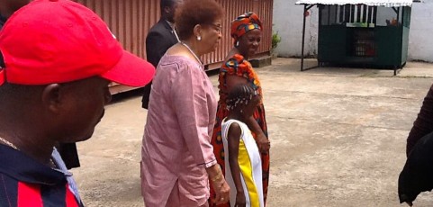Our 10 year anniversary special visitor:President Ellen Johnson-Sirleaf