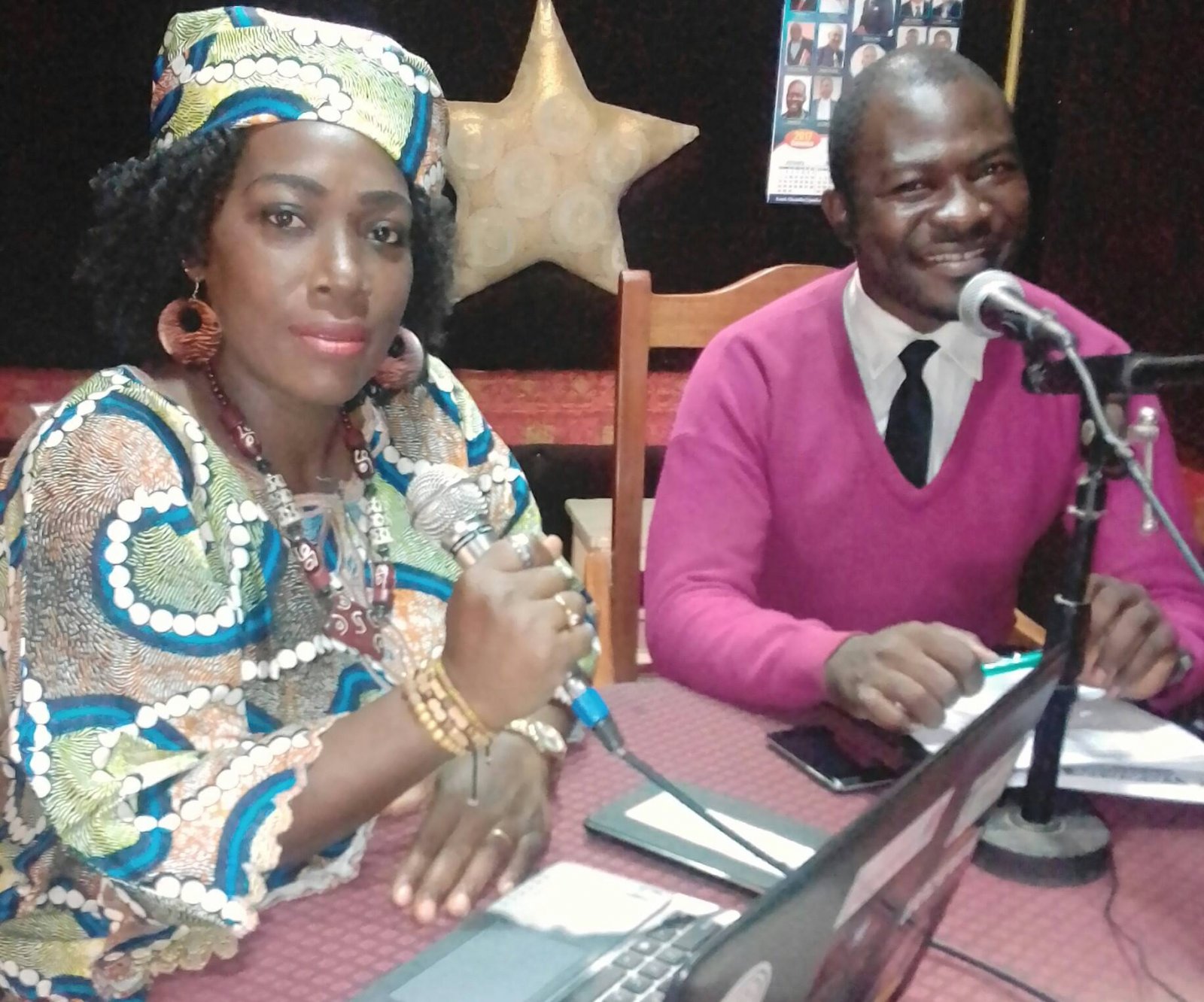 Sensitizing the public at the radio house about our STEM programs for girls.
