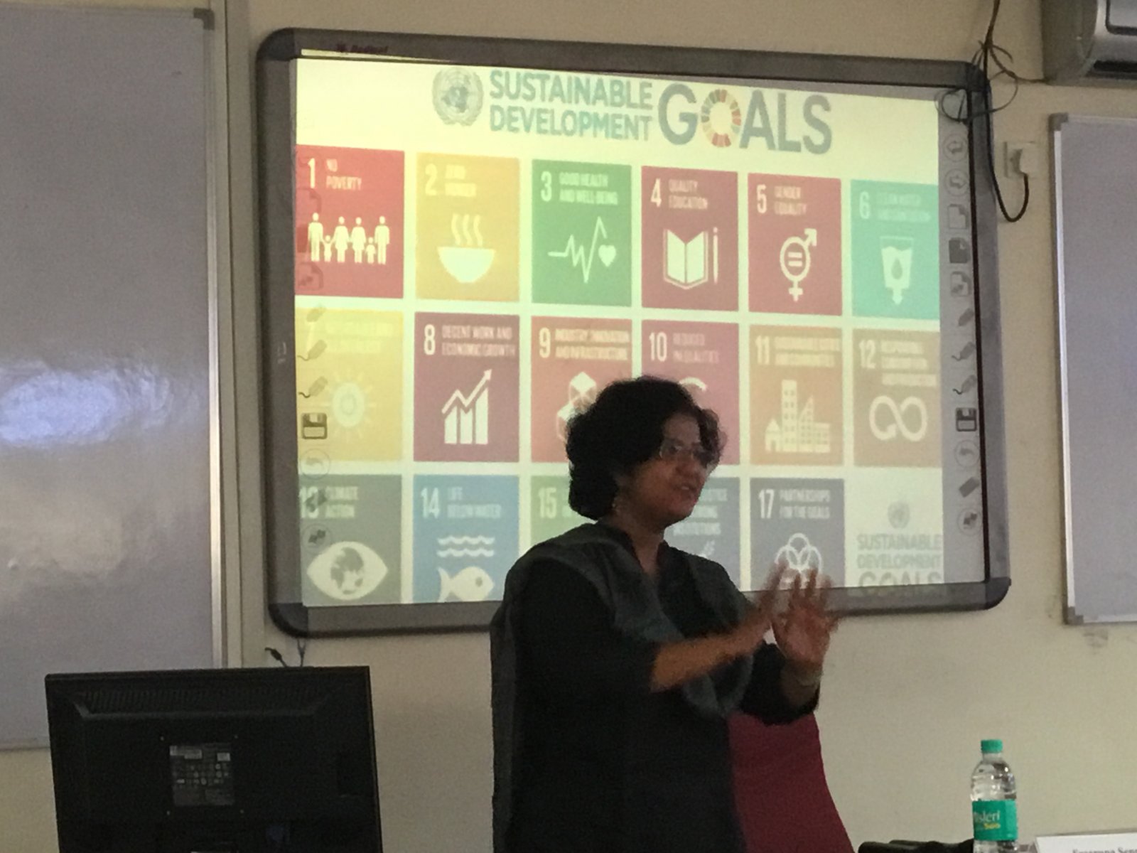 Discussing the SDG importance within our service delivery models.