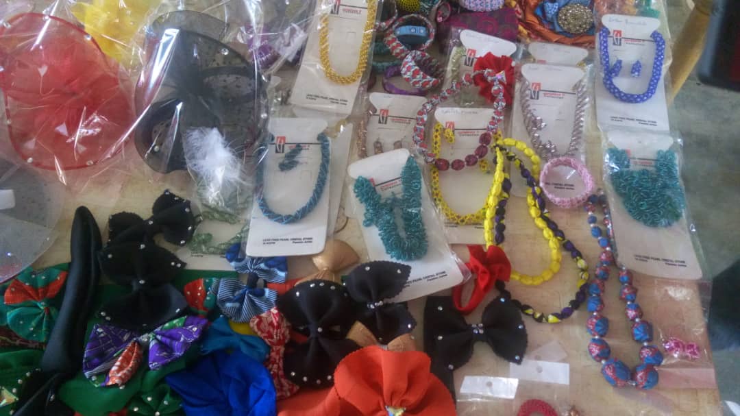 Our final products for graduation ceremony- beads, wristbands and necklace