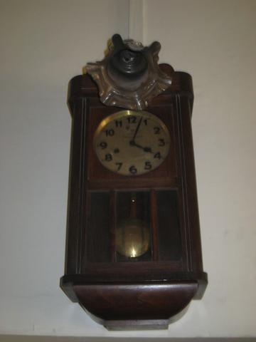 The clock on the wall tells the time he died 4.03, 21st April 1938.  We weren't told whether this was am or pm.
