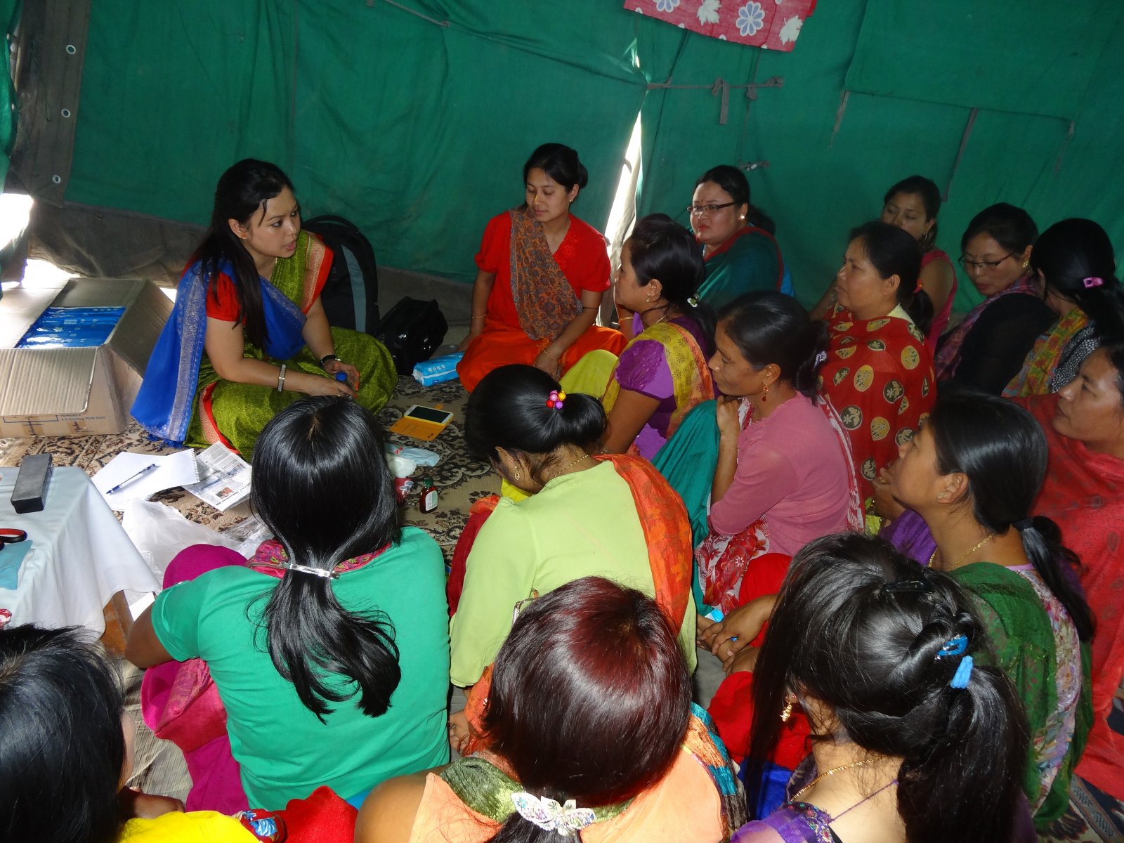 Women throng to my trainings and pose their concerns. Technology and its use simplifies trainings and leaves a better understanding among participants.