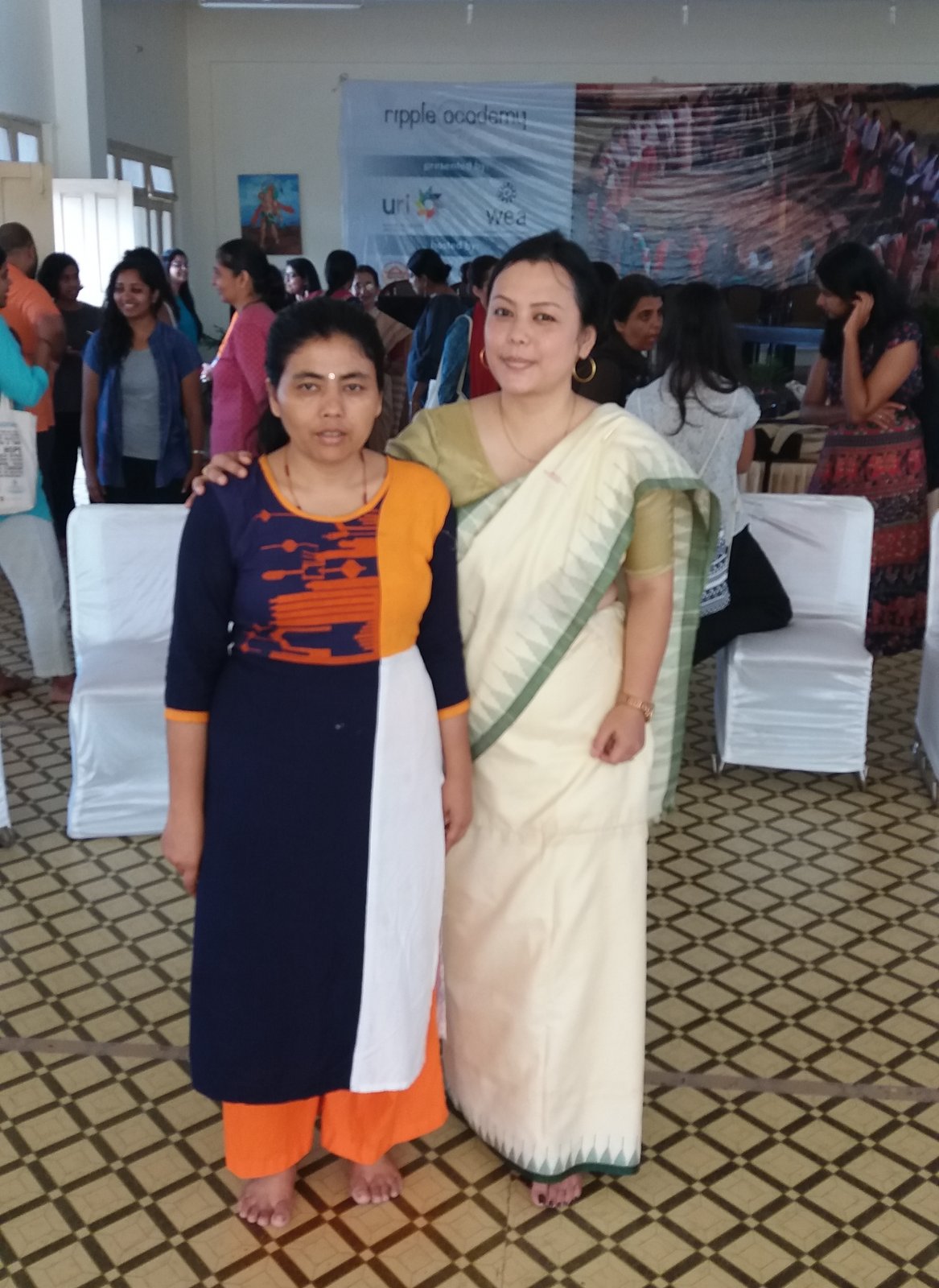 With Anitha Shrestha from Nepal who works on environment and indigeneous women. She is now a World Pulse community member and an active blogger in this space sharing her work and vision.