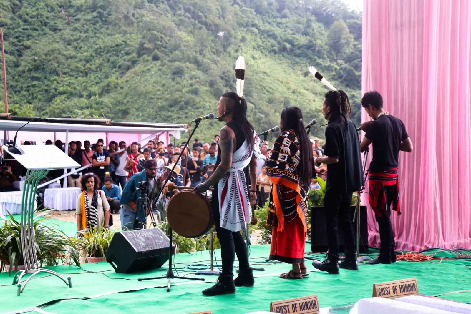 Cultural dance from different tribes of Manipur was performed in Shirui Lily Festival 2019.