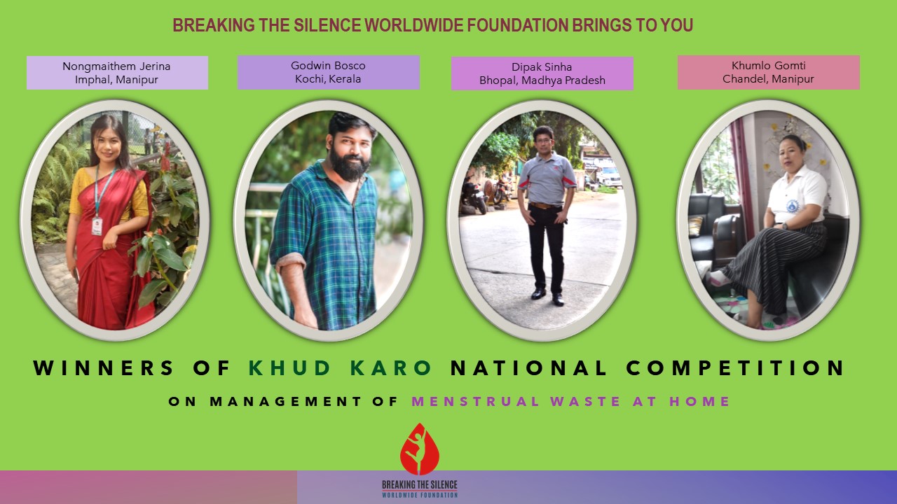 Inputs from the Khud Karo/Do It Yourself National Competition on Menstrual Waste Management serves to clarify the correlation between the state of solid waste management to sanitary waste disposal and menstrual hygiene and health of 355 menstruating girls and women in India