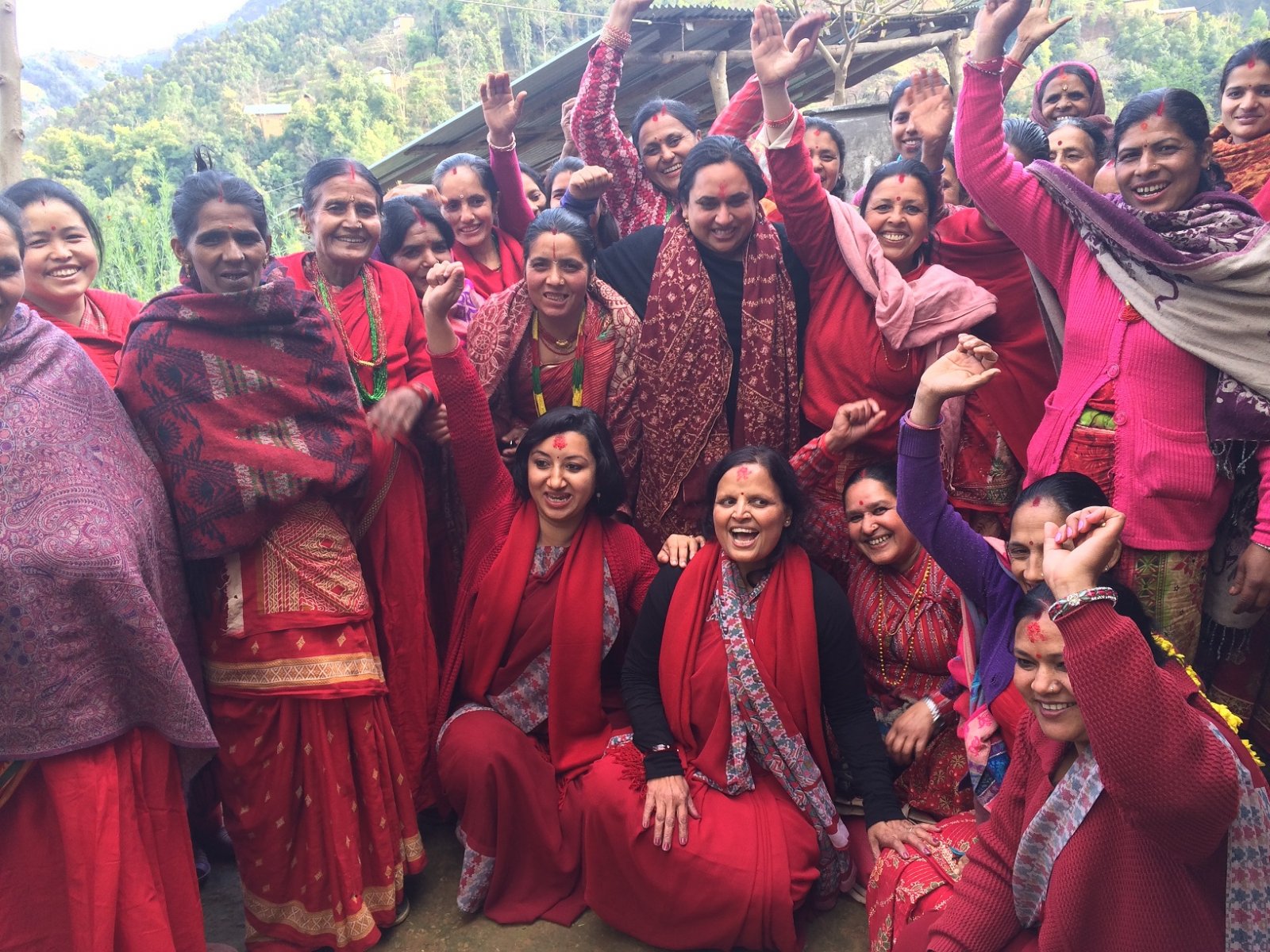 Women Awareness Centre Nepal, shown here in happier days before the earthquake, is now active in community-led disaster responses. Courtesy of International Development Exchange.
