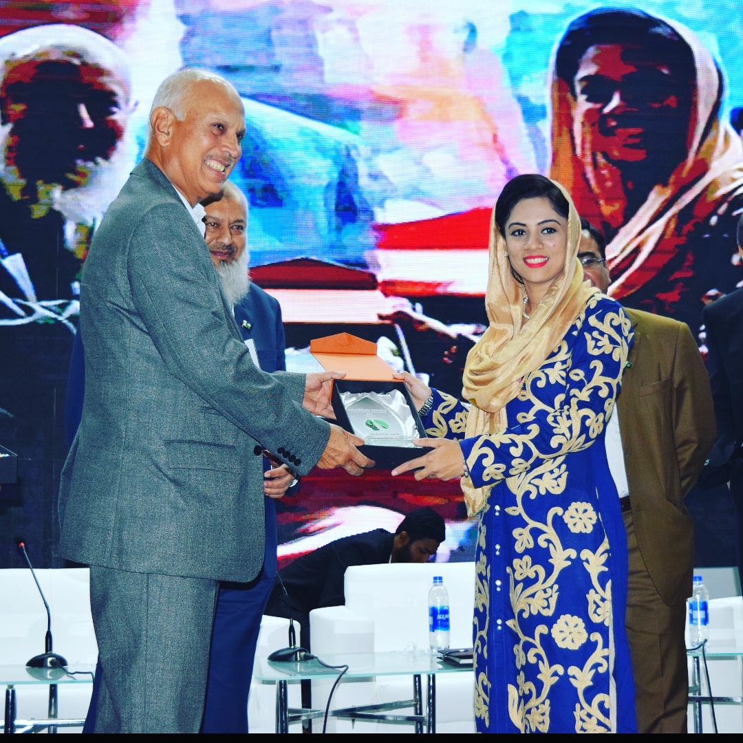 At the end of the event i have received the token of appreciation for being the youngest and only women panelist at IT Ministry Nation Building Conference.