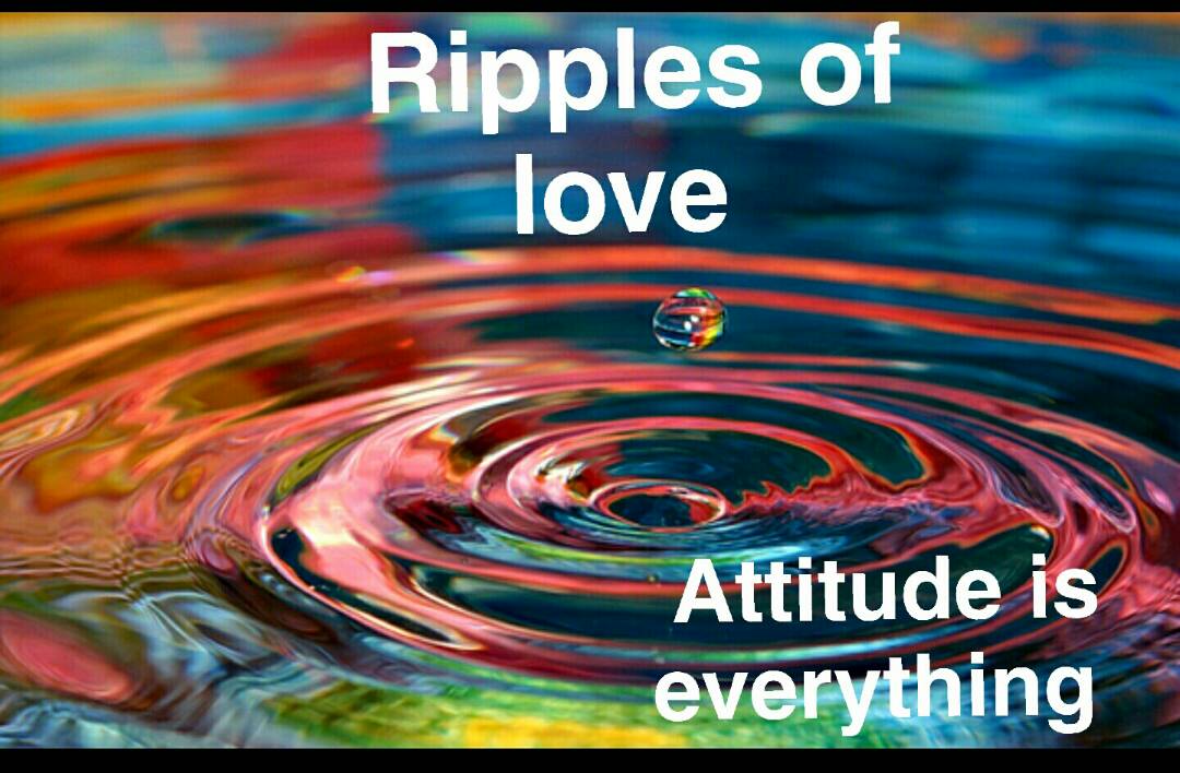 Non violence is possible, love ripples all the way