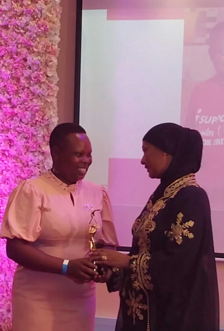 Being rewarded for her Gender sensitive work in tackling teenage pregnancies and other social atrocities. Heroine of the year 2019.