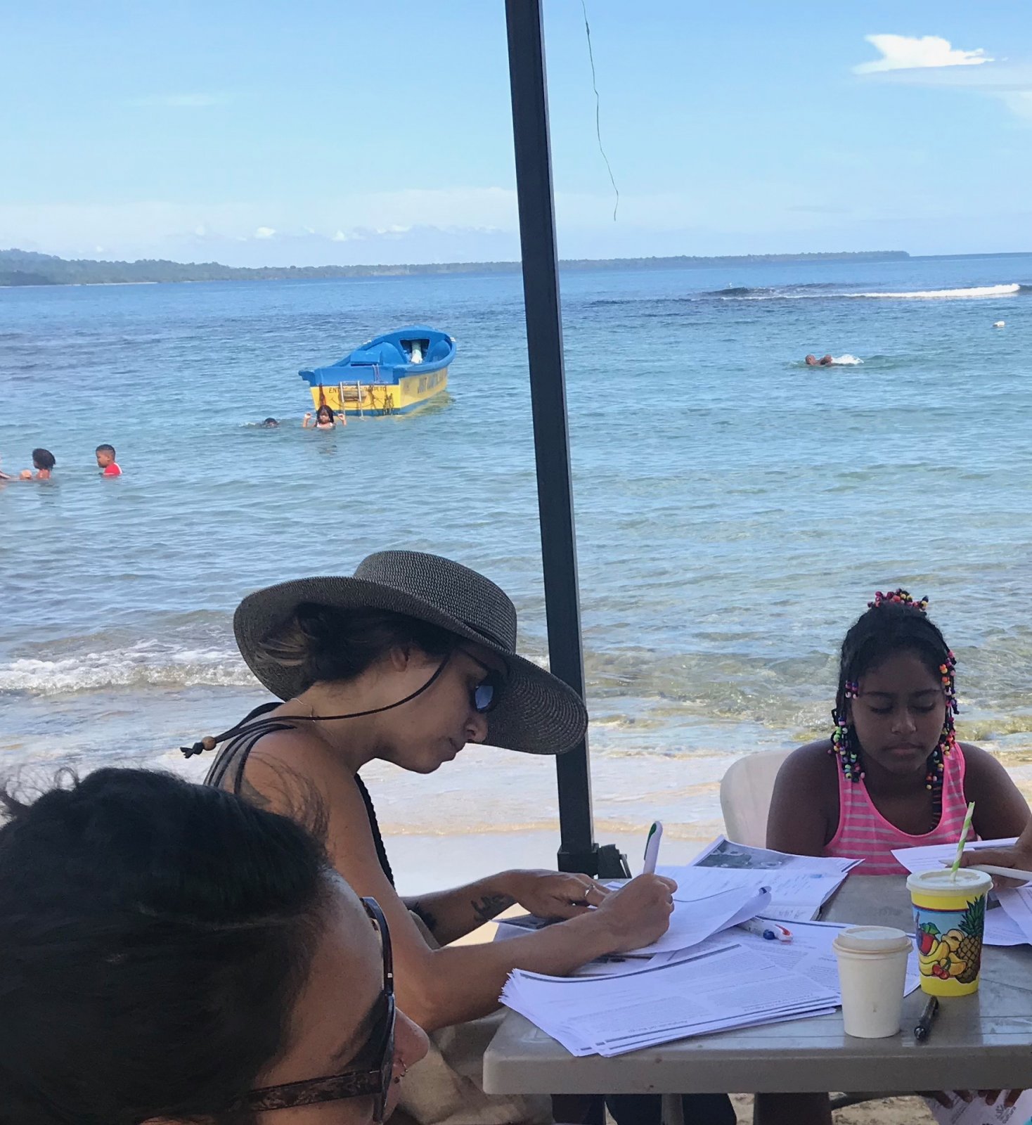 Ambassadors of the Sea also have a children's camp to teach children 3 to 12 year olds to snorkel. My daughter is becoming a teacher in it.