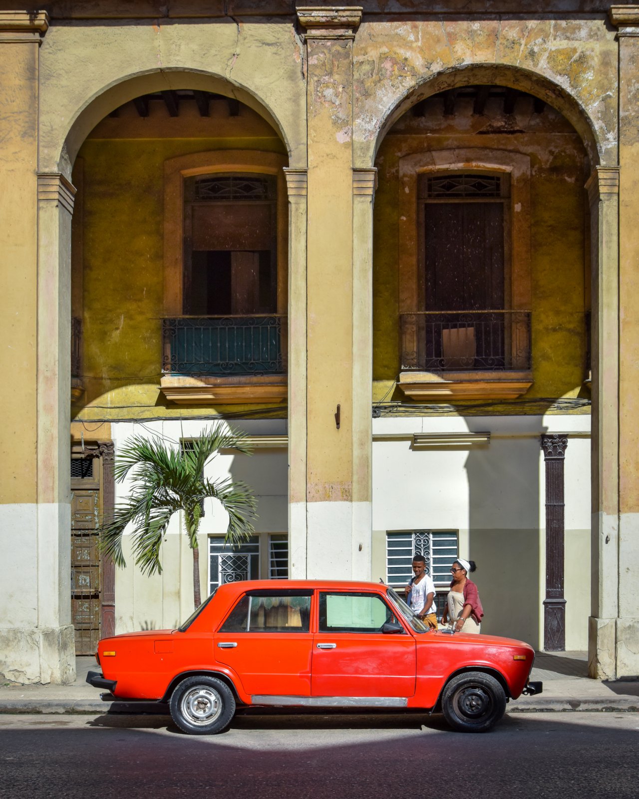 One Spring morning in Havana, Cuba there was a red car that stood as a beacon of Cuban ingenuity and resourcefulness. Automotive repair and design are exampled all throughout the country.