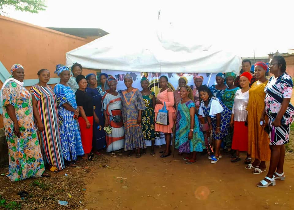 Cross-section of the widows that participated in the event.