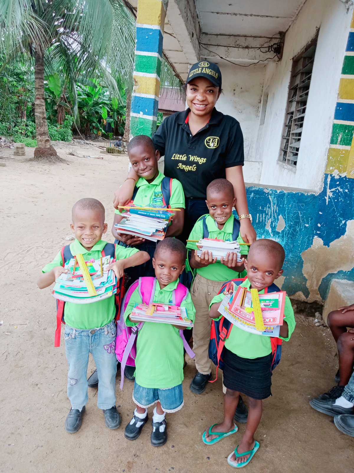 People ask me what inspire you to do these Everytime. I said look at the faces of these beautiful children what do you see ? And she said happiness and I responded and said MY INSPIRATION IS Every Smile that comes out of their beautiful faces is my inspiration