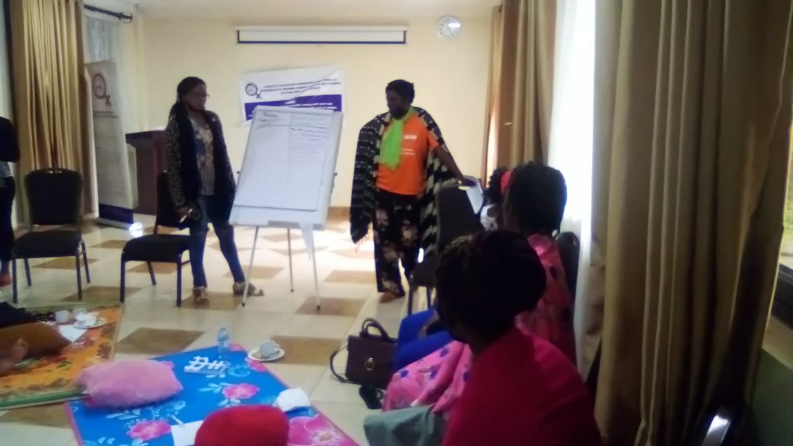 female journalists women human rights defenders in a capacity building training