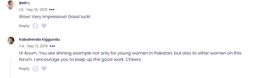 I shared about my selection at Global Shapers Community in 2019