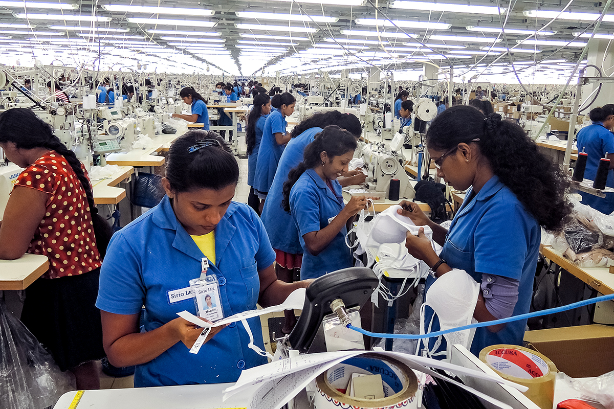 Women working in a garment factory in Sri Lanka , MANORI WIJESEKERA, GPJ SRI LANKA