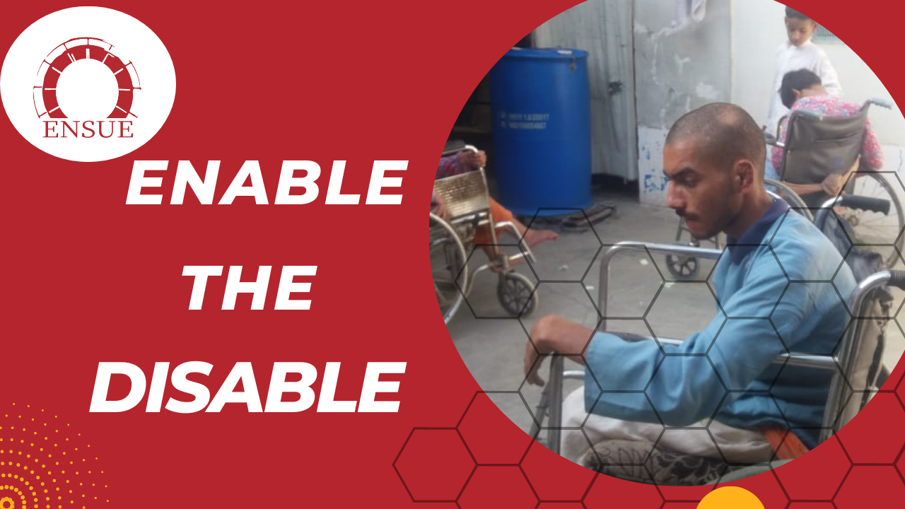 Planning and managing earning facility for disabled according to their skill and capacity. 